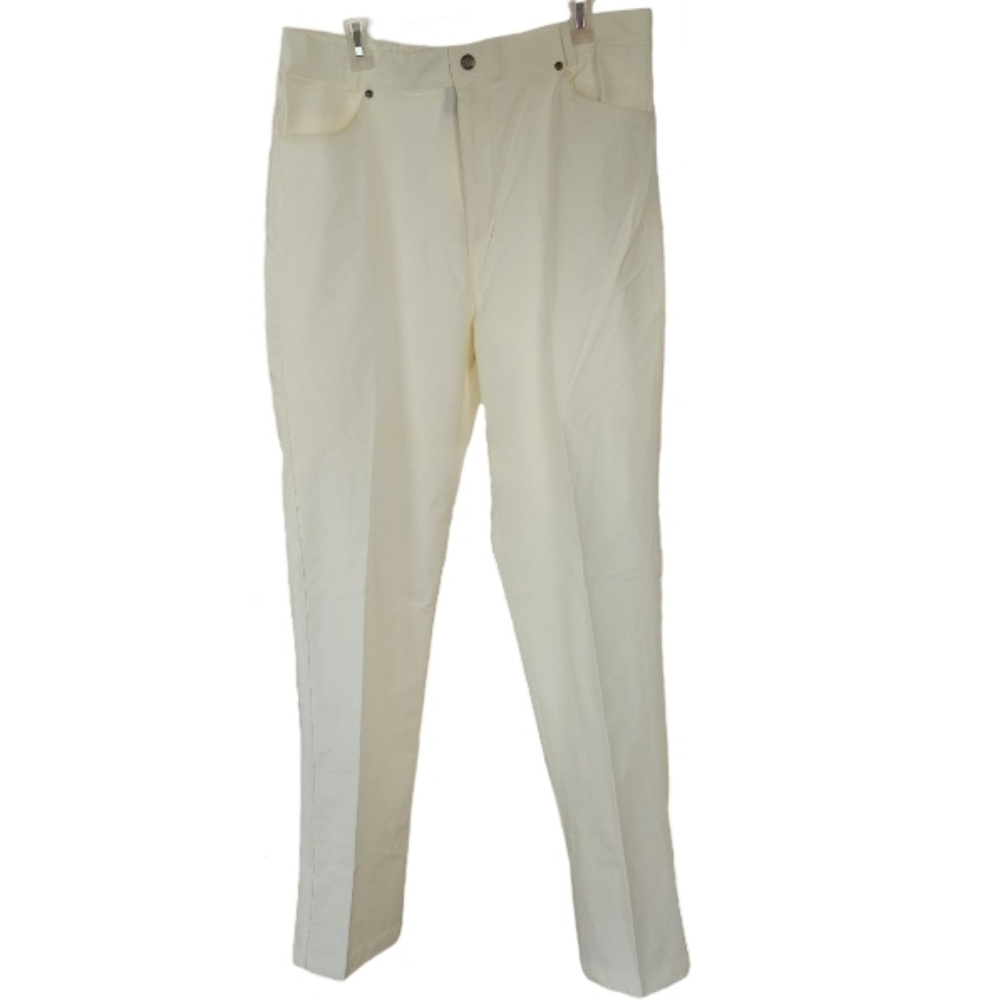 Outdoor Sports Trr Mens Cream Straight Leg Hiking Golf Utility Pants Size‎ 36